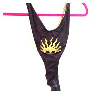 Vintage Festival Style Plunging One piece